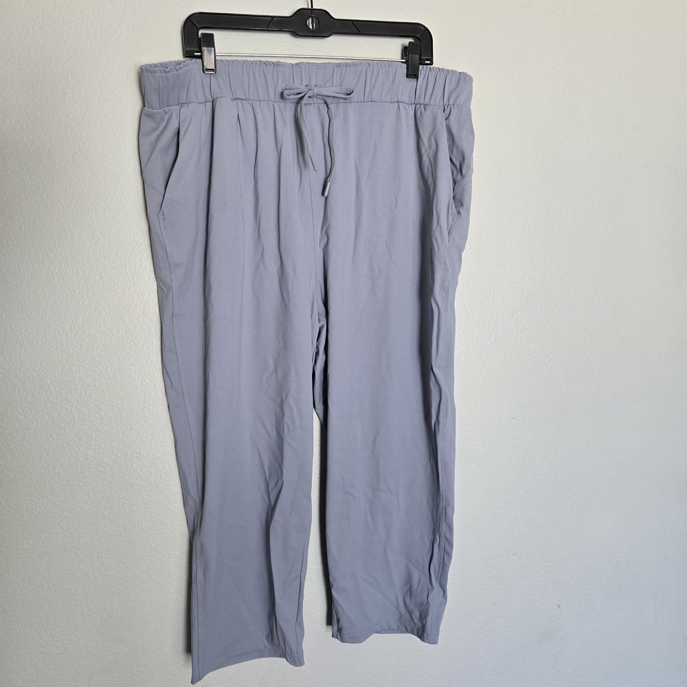 32 Degrees Women's Lightweight Light Blue Pants, XL